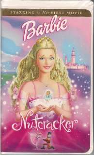 Barbie in the Nutcracker (VHS, 2001) Kids Movie Good  