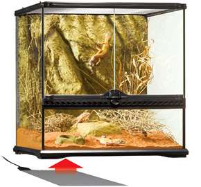 Exo Terra Reptile Heat Wave Tank Heater Desert Small  