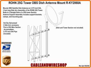   25G Tower KY2068A2 Satellite Dish Antenna Mount 610074820567  