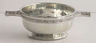 Pewter CELTIC Knot Design QUAICH  Imported from England for Wedding 
