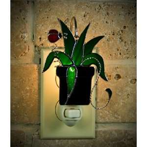 Switchables Stained Glass Spider Plant & Ladybug Nightlight Cover