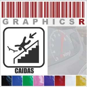 Sticker Decal Graphic   Skateboarding Skate Board Trick Caidas Falls 