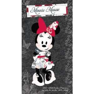   (4x7) Minnie Mouse 2013 14 Pocket Planner Calendar