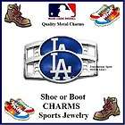 Los Angeles Dodgers SHOE BOOT LACE CHARM Jewelry NEW
