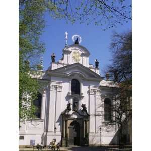  Strahov Church Facade, Hradcany, Prague, Czech Republic 