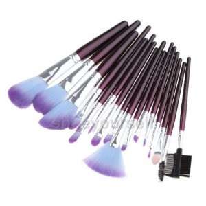   Professional Makeup Cosmetic Brush Set Kit Case Purple #005 Beauty