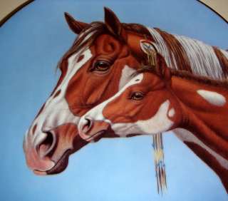 Derk Hansen Heritage Of Horses MORN GREETING Plate Bx+COA  