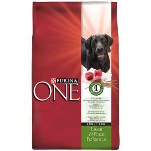  Purina One SmartBlend Dog Food Lamb & Rice, 18 lb Pet 