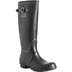   la Victoire black studded Ted rubber rain boots: Everything Else