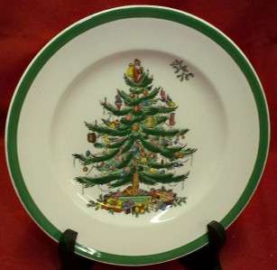 Spode Christmas Tree Salad Plate England Old Backstamp  