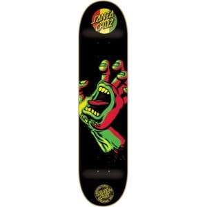  Santa Cruz Powerply Rasta Hand Skateboard Deck   7.8 x 31 