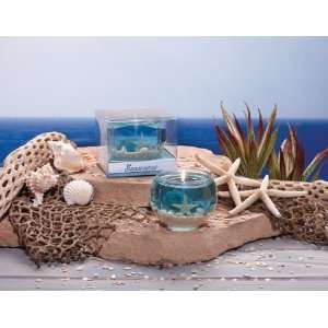  DecoGlow Seascapes Blue Jar Candle (Set of 4)
