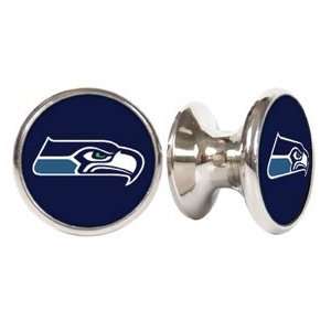   Seahawks NFL Stainless Steel Cabinet Knobs / Drawer Pulls (2 pack
