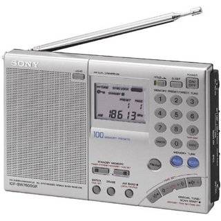 ICF SW7600GR AM/FM Shortwave World Band Receiver with Single Side Band 