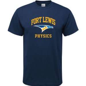   Lewis College Skyhawks Navy Physics Arch T Shirt