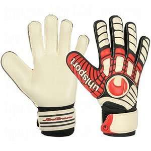  uhlsport Akkurat Soft Goalie Gloves White/Red/Black/10 