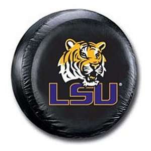   Tigers Black Spare Tire Cover   College Tire Covers
