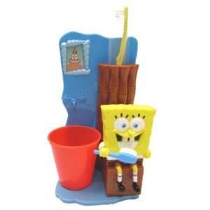 Spongebob Great Smile Toothbrush Gift 3 Pcs Set (Toothbrush Holder 