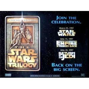  Star Wars Trilogy   Original British Movie Poster   30 X 