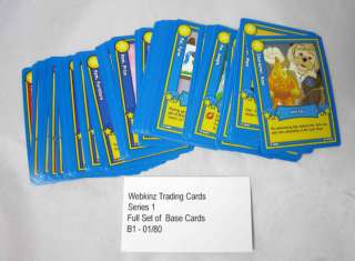 Webkinz Series 1 Complete Base Set (B1 80)  