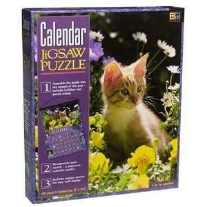  680 piece Calendar Jigsaw Puzzle Cat in Garden Toys 