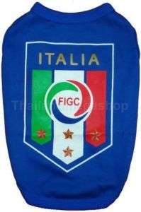 Dog Apparel TN034 T Shirt Pet Cloth WORLD CUP @ ITALY  