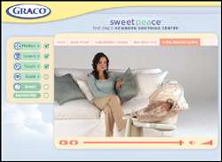 Graco Sweetpeace Newborn Soothing Center, 2008 Graco SweetPeace 