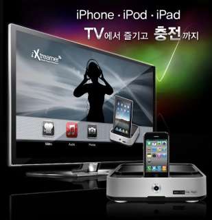 iXtreamer Media Player iPhone iPad Dock + WiFi + 2TB HD  