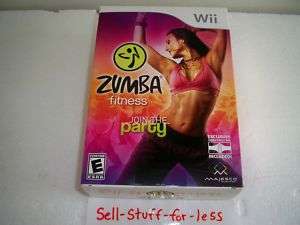 Zumba Fitness (Wii, 2010) Brand New CHEAP Must See 096427016878 