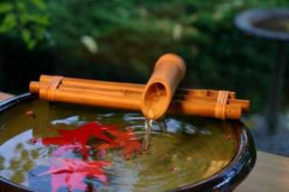   Bamboo Spout & Pump Yard Garden Patio Water Fountain Kit NEW  
