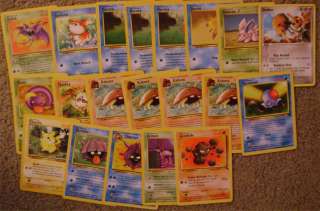 Lot Pokemon Cards Rare Holo Foil Zapdos Magnemite Zubat Claydol 