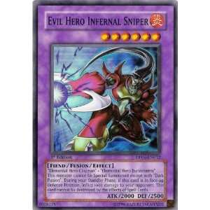   Hero Infernal Sniper Super Rare 1st Edition DP06 EN012 Toys & Games