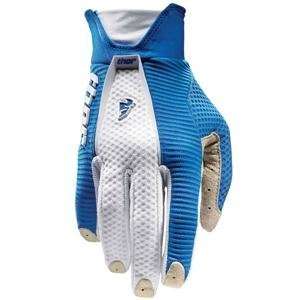  Thor Motocross AC Vented Gloves   2008   2X Large/Blue 