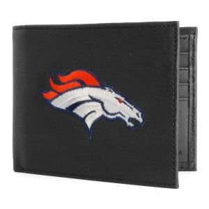 Denver Broncos Black Bifold Wallet