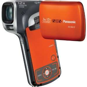   Panasonic HX WA10 HD Waterproof Dual Camcorder (Orange) Electronics