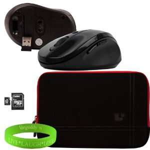   Wireless USB Mouse + 16GB Micro SD Card and Adaptor + VanGoddy LIVE